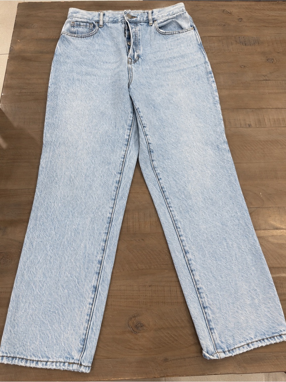 PacSun Light Wash High Rise Straight Leg Jeans Size 28